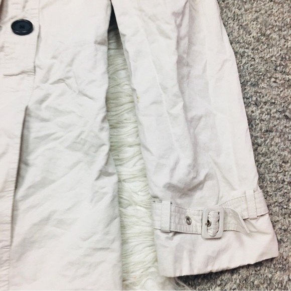 LOFT ANN TALYLOR TRENCH COAT KAKHI SIZE 10 - Picture 9 of 15